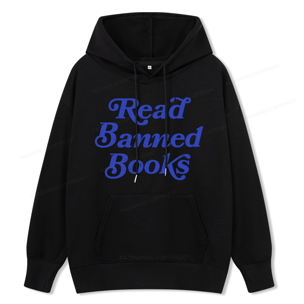 Pagewings Read Banned Books Unisex Classic Hoodie