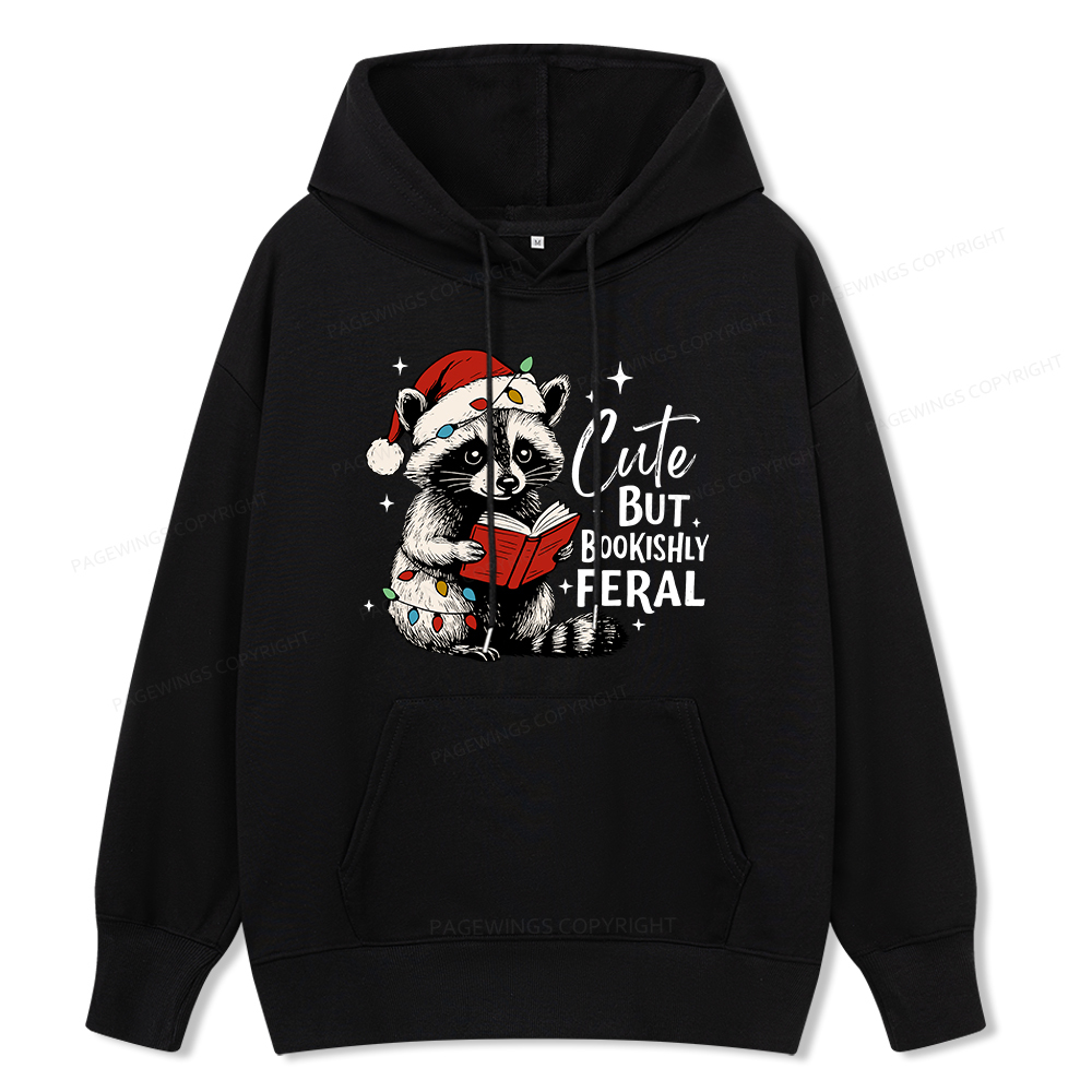 Pagewings Cute But Feral Unisex Classic Hoodie