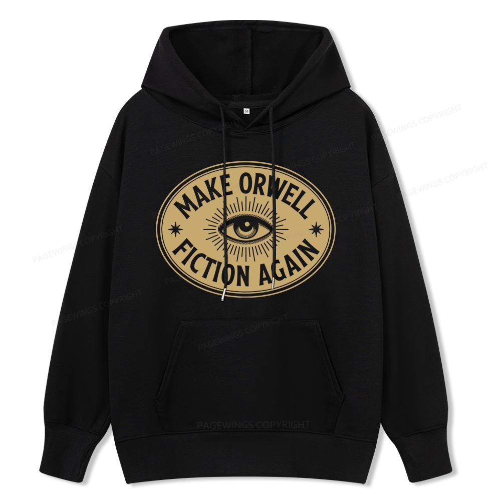 Pagewings Make Orwell Fiction Again Unisex Classic Hoodie