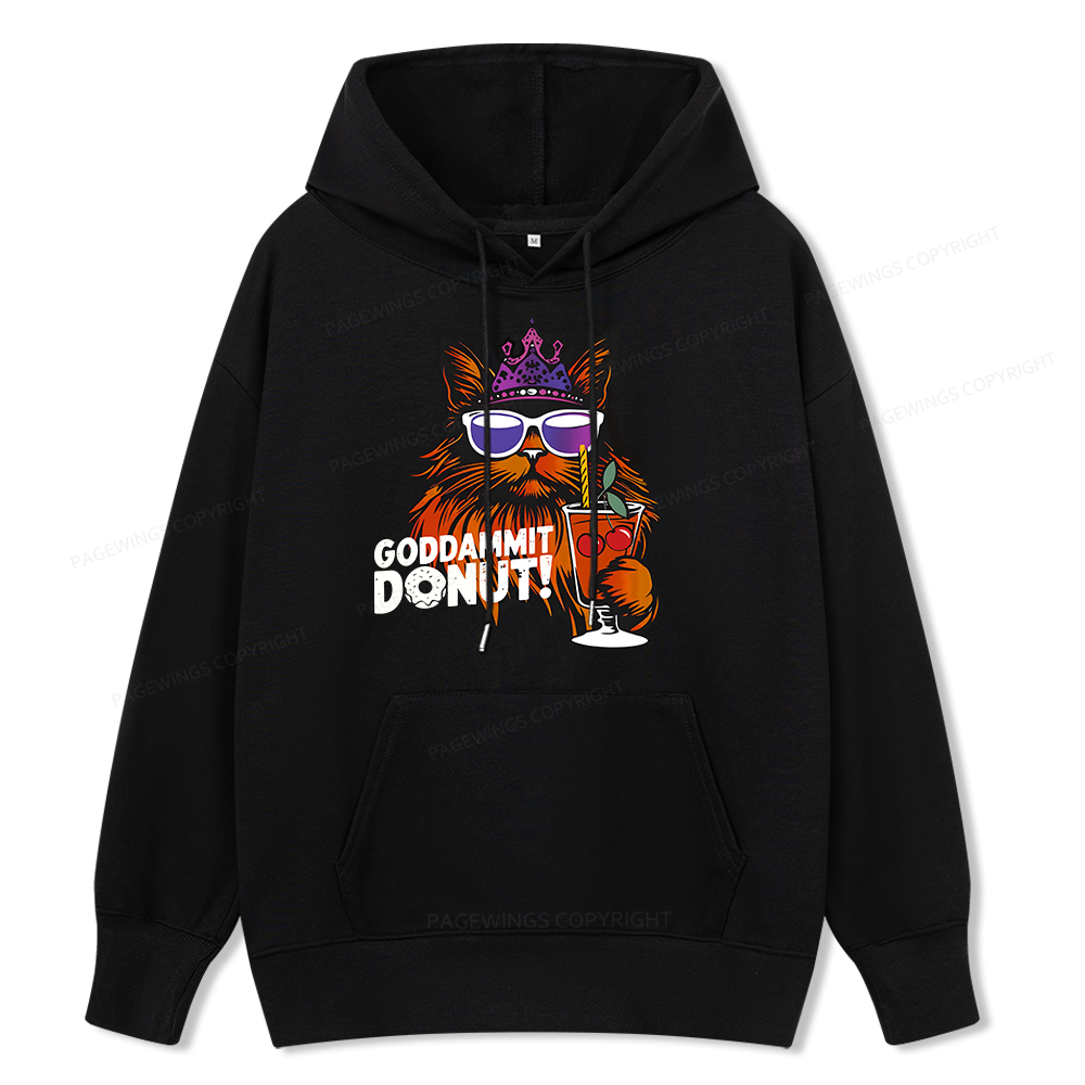 Pagewings Goddammit Donut Unisex Classic Hoodie