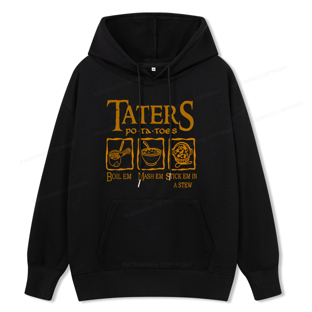 Pagewings Taters PoTaToes Unisex Classic Hoodie