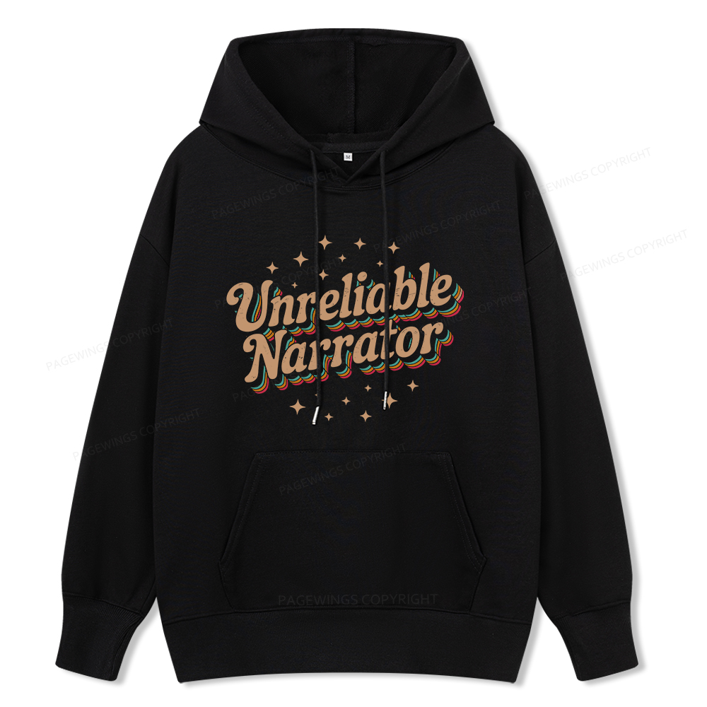 Pagewings Unreliable Narrator Unisex Classic Hoodie