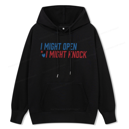 Pagewings I Might Knock Unisex Classic Hoodie