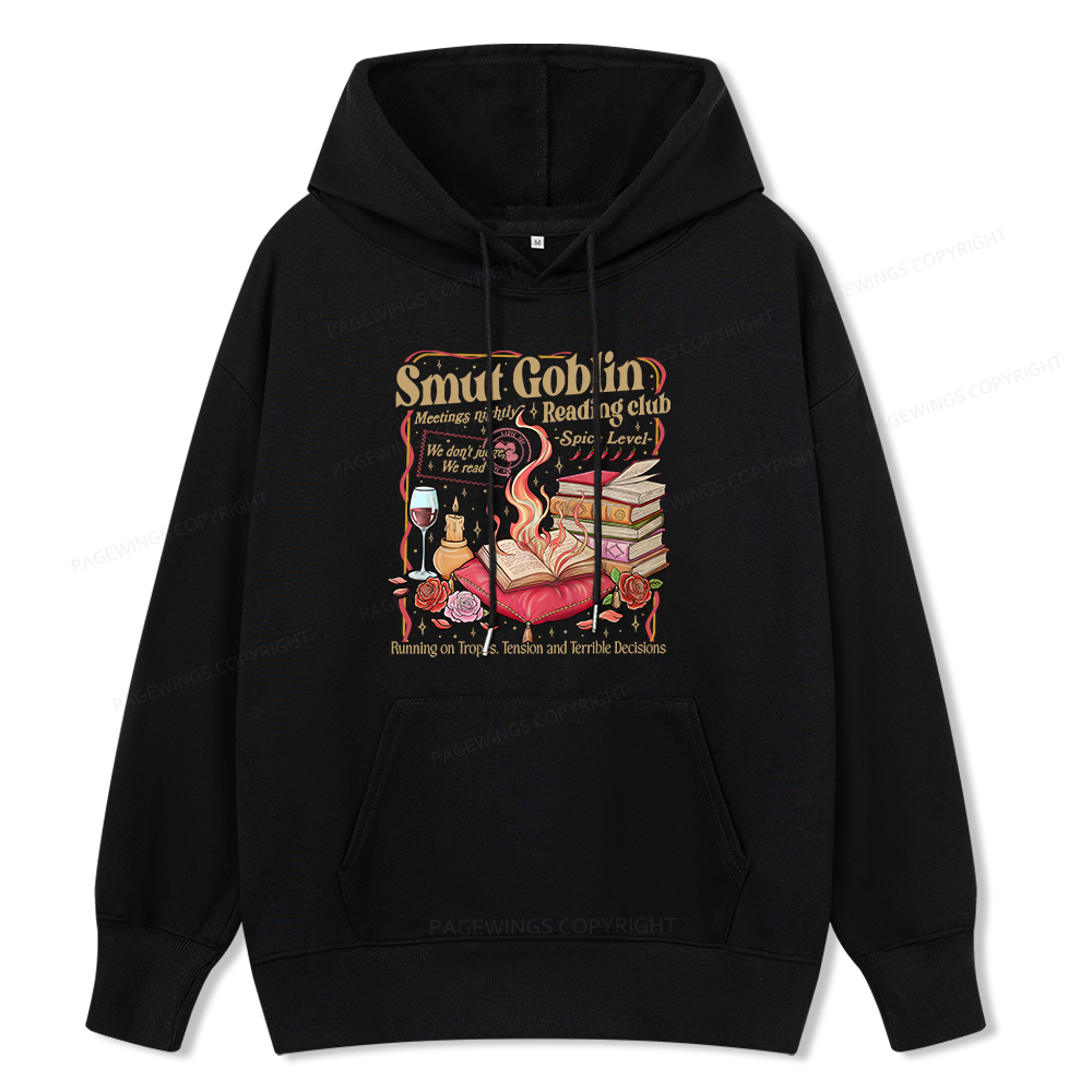 Pagewings Smut Goblin Dark Romance Bookish Unisex Classic Hoodie
