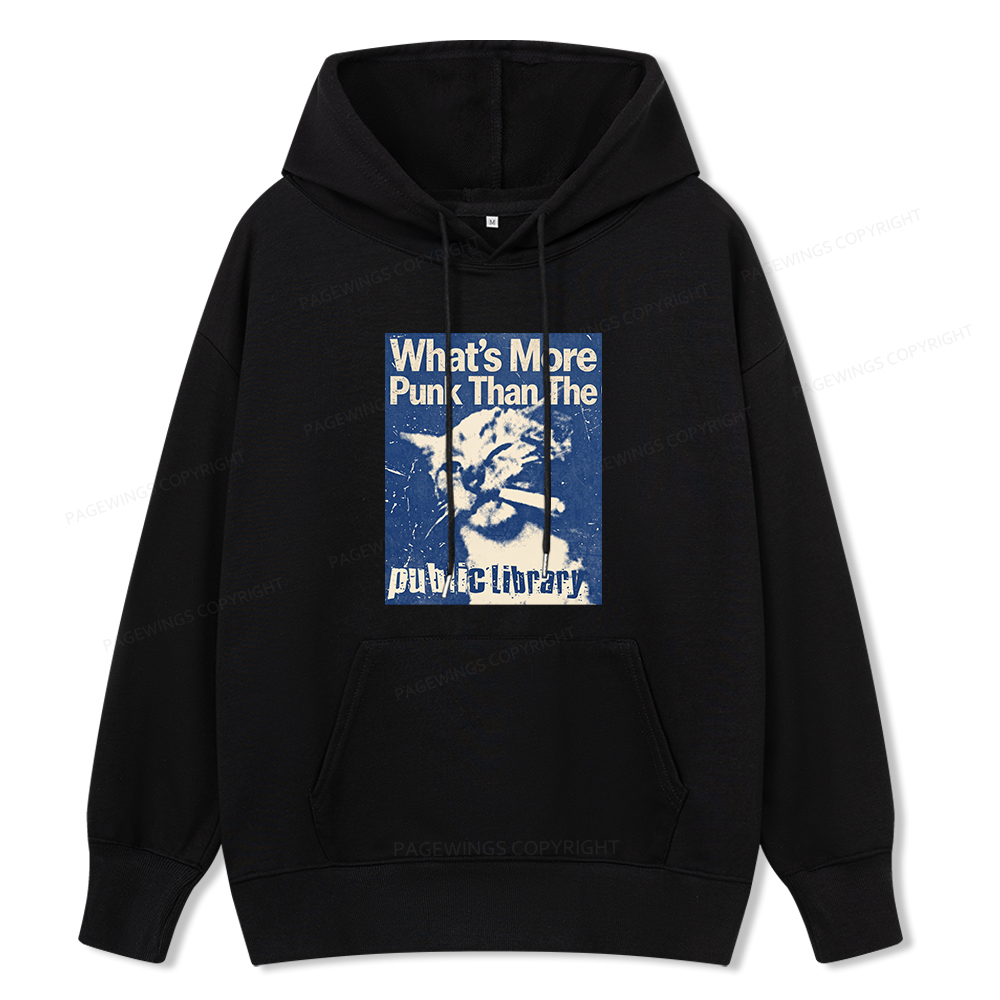 Pagewings What's More Punk Than The Public Library Unisex Classic Hoodie