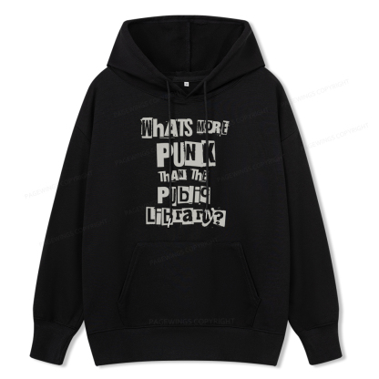 Pagewings What's More Punk Than The Public Library Unisex Classic Hoodie