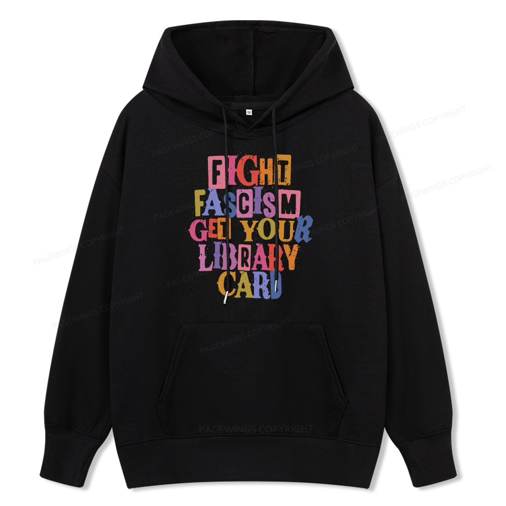 Pagewings Get Your Library Card Unisex Classic Hoodie