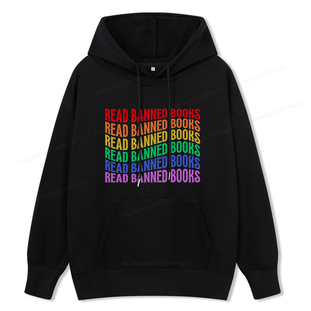 Pagewings Read Banned Books Unisex Classic Hoodie