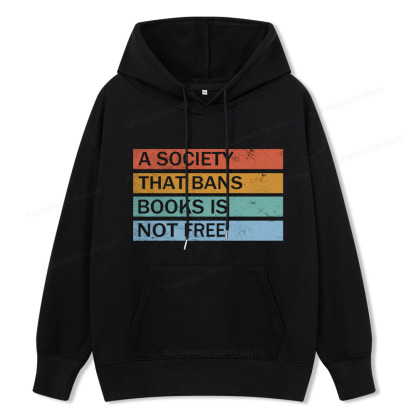 Pagewings Read Banned Books Unisex Classic Hoodie