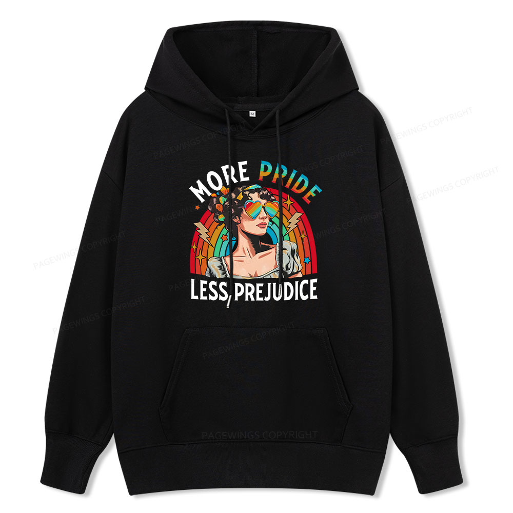 Pagewings More Pride Less Prejudice Unisex Classic Hoodie