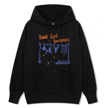 Pagewings Book Girl Summer Bookish Unisex Classic Hoodie