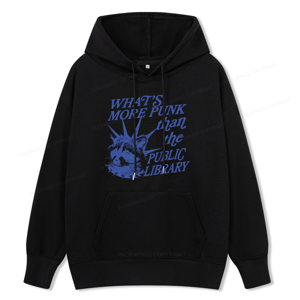Pagewings What’s More Punk Than The Public Library Unisex Classic Hoodie