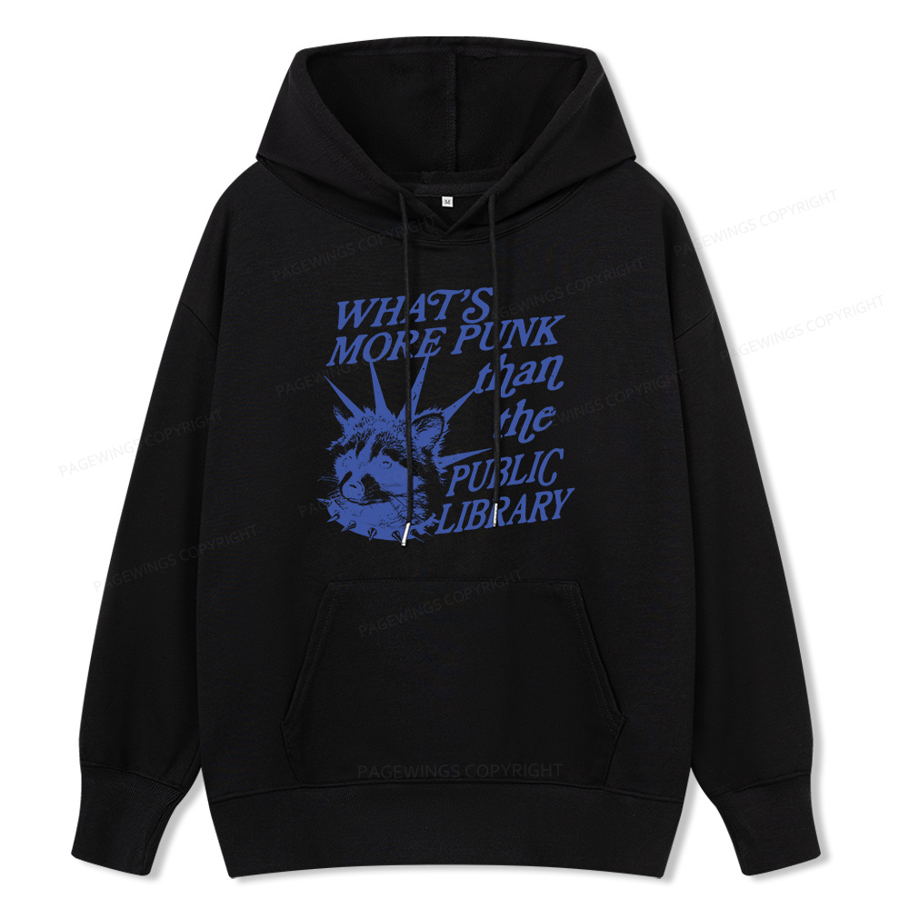 Pagewings What’s More Punk Than The Public Library Unisex Classic Hoodie