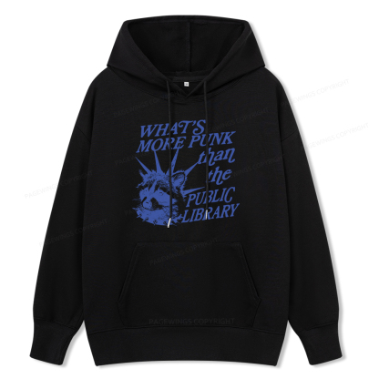 Pagewings What’s More Punk Than The Public Library Unisex Classic Hoodie