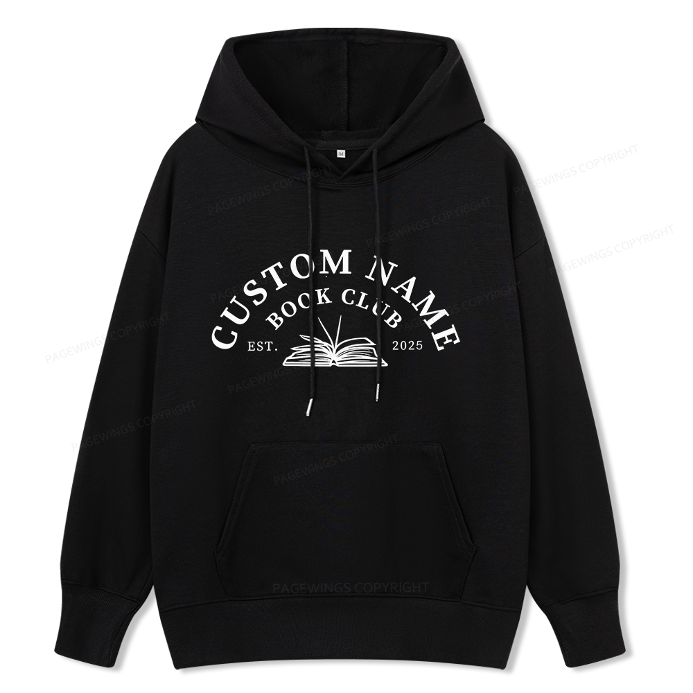 Pagewings Personalized Custom Book Club Unisex Classic Hoodie