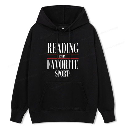 Pagewings Reading Is My Favorite Sport Unisex Classic Hoodie