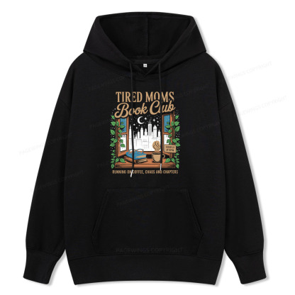 Pagewings Tired Moms Book Club Unisex Classic Hoodie