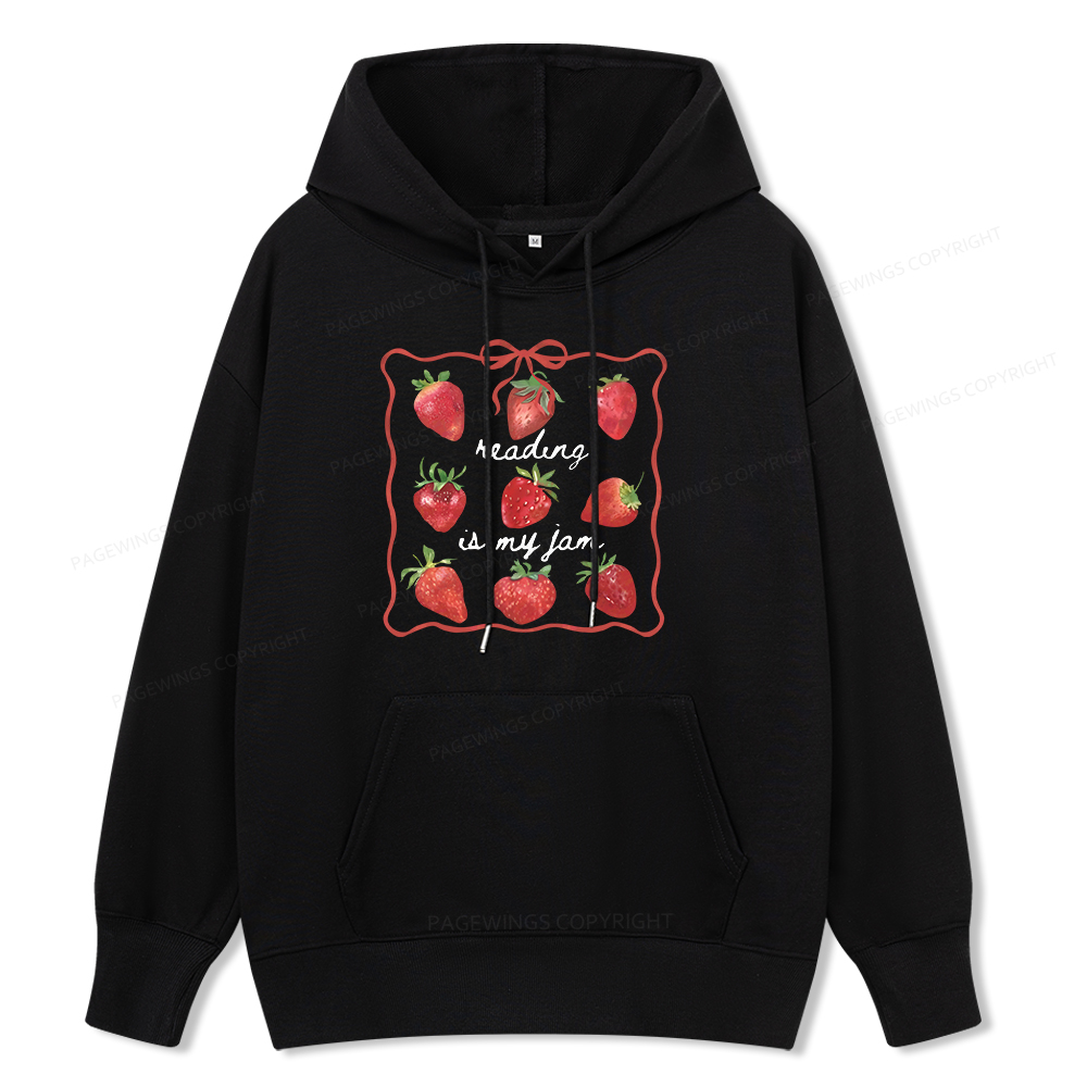 Pagewings Reading Is My Jam Unisex Classic Hoodie