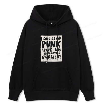 Pagewings What's More Punk Than The Public Library Unisex Classic Hoodie