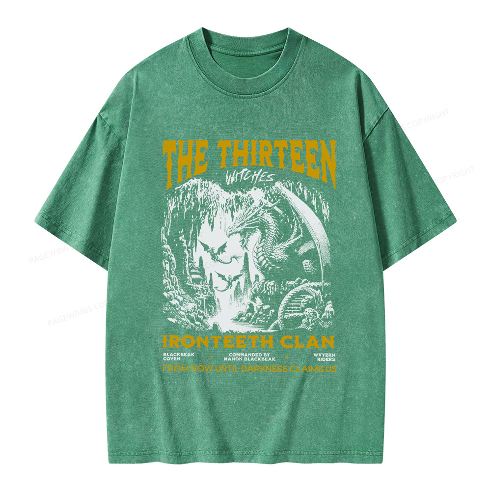 Pagewings The Thirteen Unisex Washed T-shirt