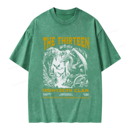 Pagewings The Thirteen Unisex Washed T-shirt