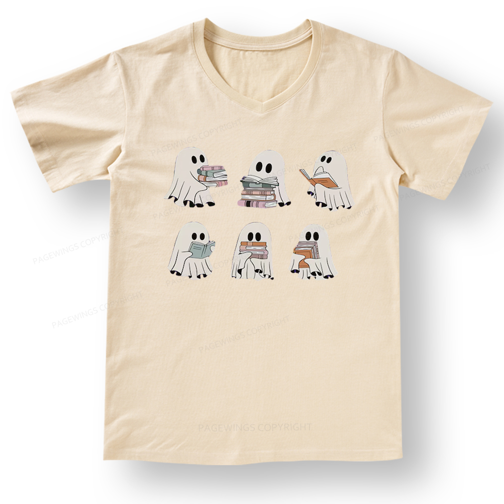 Pagewings I'm With The Banned Reading V-neck T-shirt