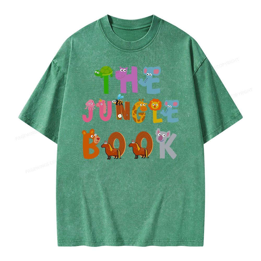 Pagewings THE JUNGLE BOOK T-Shirt Unisex Washed T-shirt