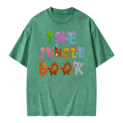 Pagewings THE JUNGLE BOOK T-Shirt Unisex Washed T-shirt
