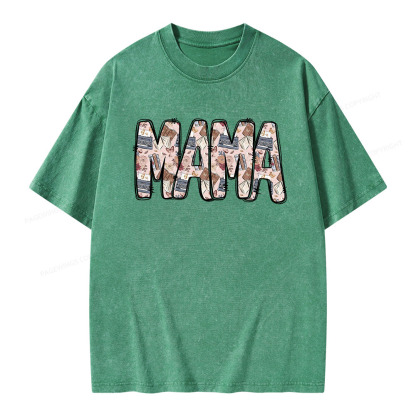 Pagewings Mama Unisex Washed T-shirt