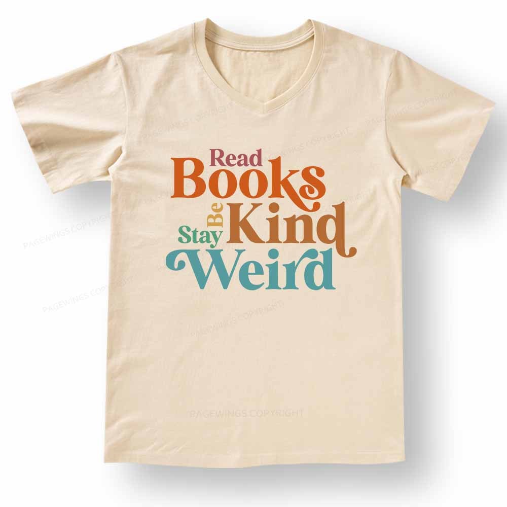 [Copy]Pagewings What's More Punk Than The Public Library V-neck T-shirt
