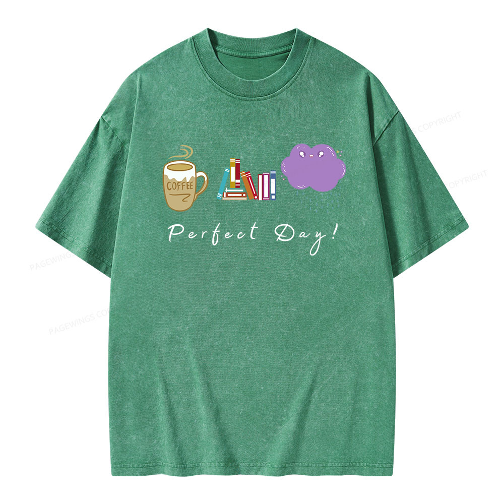 Pagewings Perfect Day Unisex Washed T-shirt
