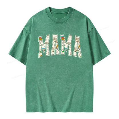 Pagewings About MAMA's Books Unisex Washed T-shirt