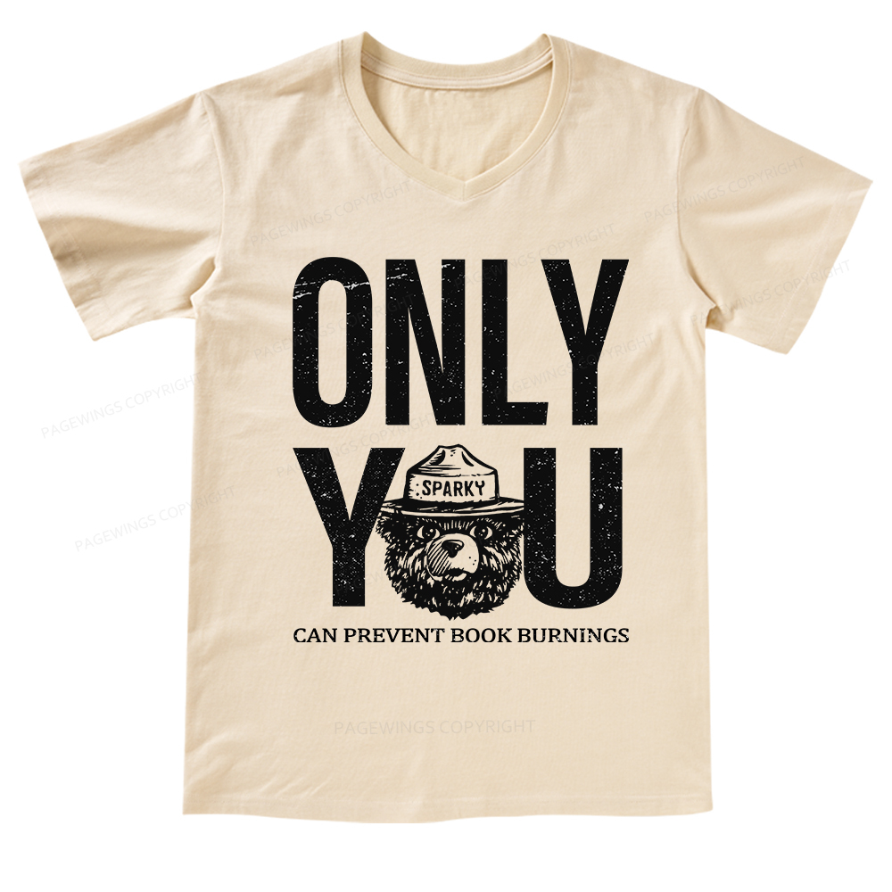 Pagewings Only You V-neck T-shirt