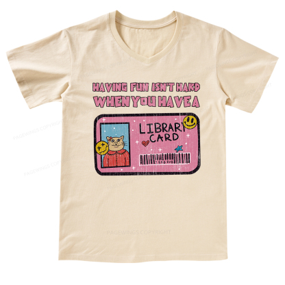 Pagewings Do You Even Read V-neck T-shirt