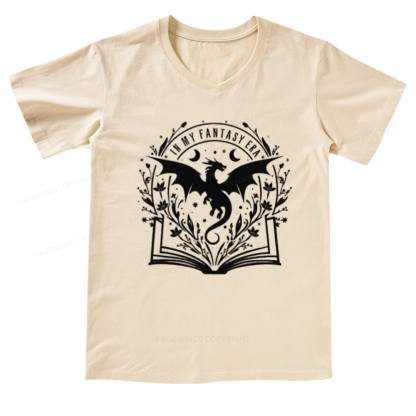 Pagewings Fantasy Era Unisex Tee V-neck T-shirt