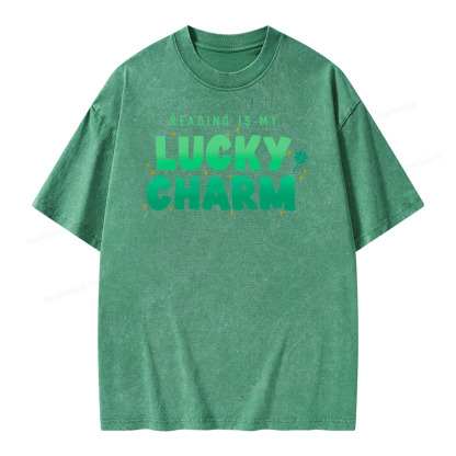 Pagewings Lucky Charm Shirt Unisex Washed T-shirt