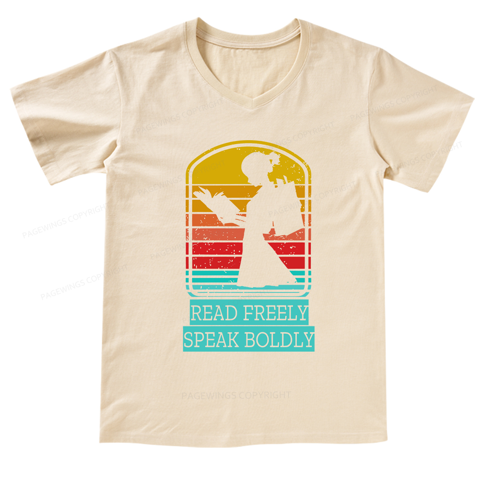 Pagewings Banned books T-Shirt V-neck T-shirt