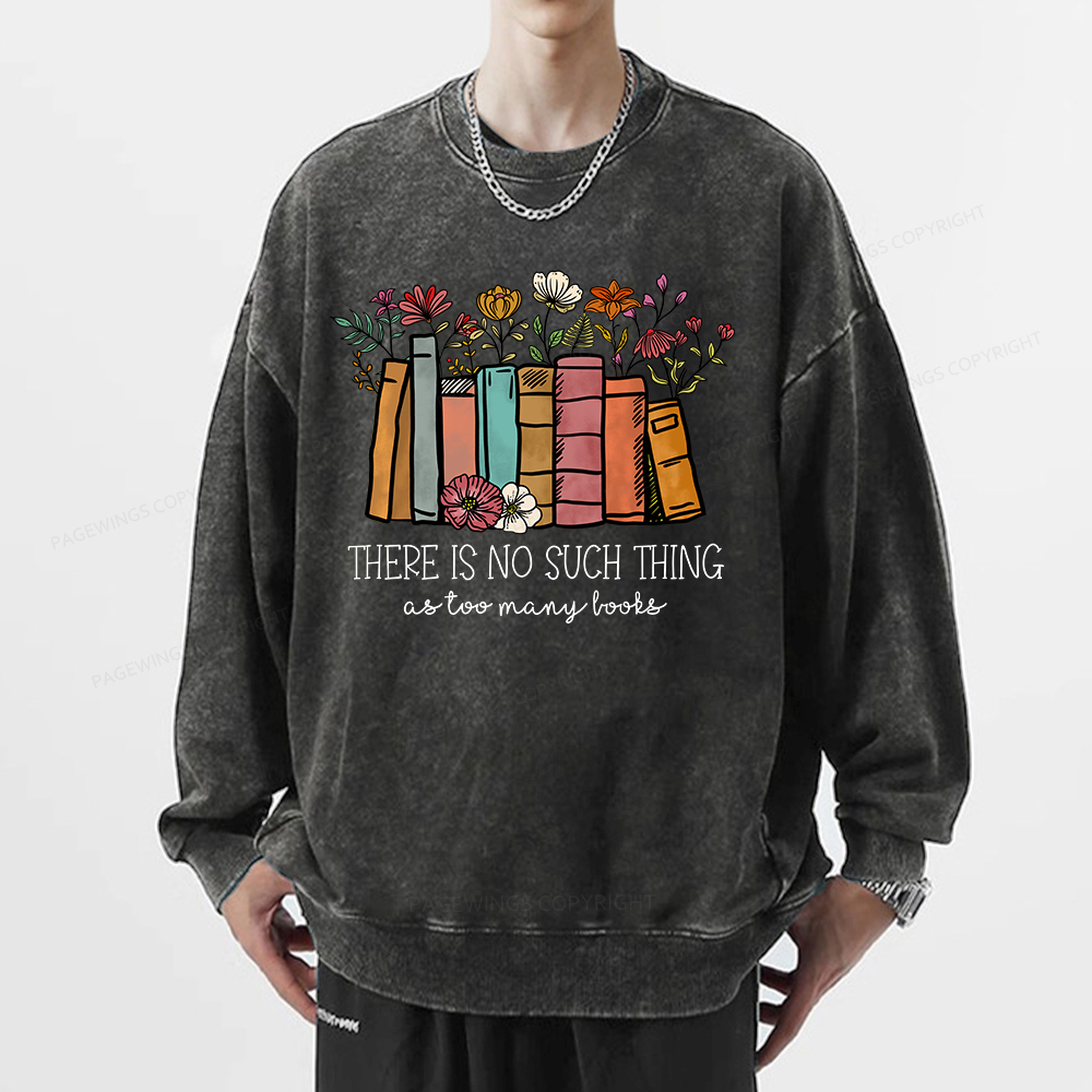 Pagewings Such A Thing Unisex Washed Sweatshirt