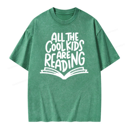 Pagewings Book Lover Kid Shirt, Reading Habit T-Shirt Unisex Washed T-shirt