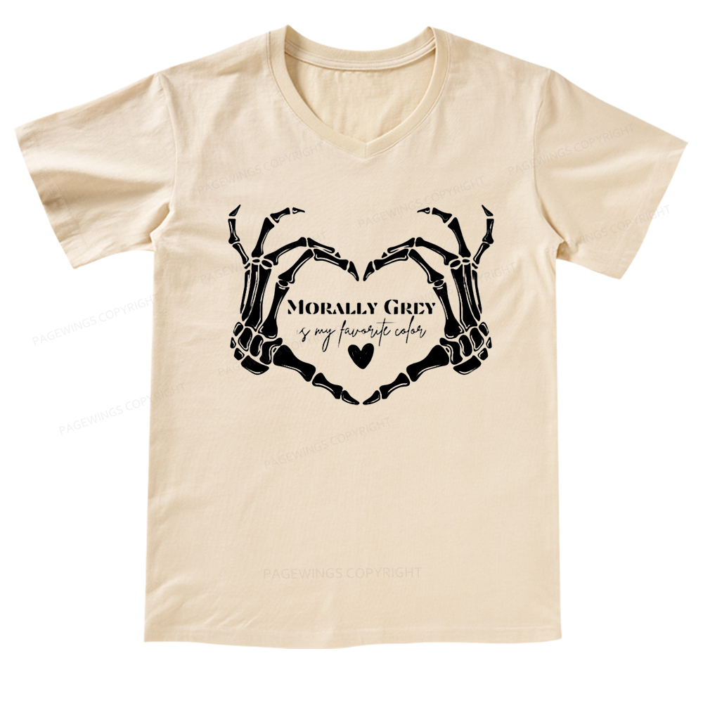 Pagewings A Book a Day Dragon V-neck T-shirt
