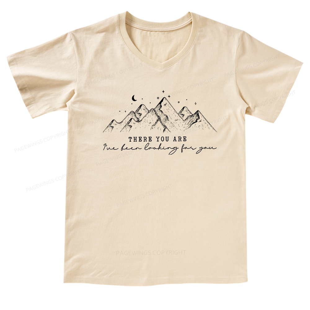 Pagewings Ive Been Looking For You  V-neck T-shirt