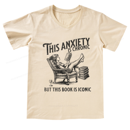 Pagewings Funny Bookish Shirt V-neck T-shirt