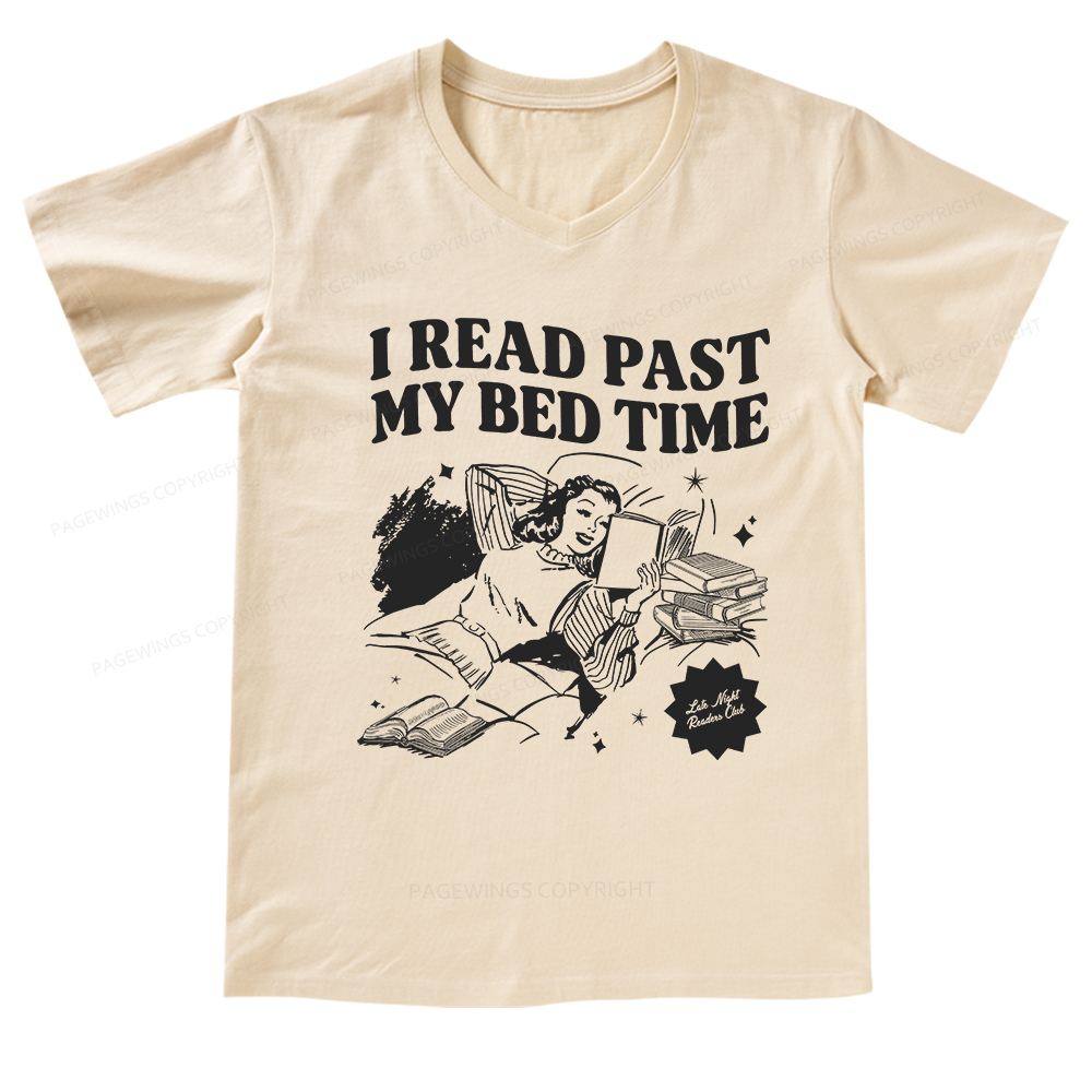 Pagewings Book Club Sweatshirt V-neck T-shirt