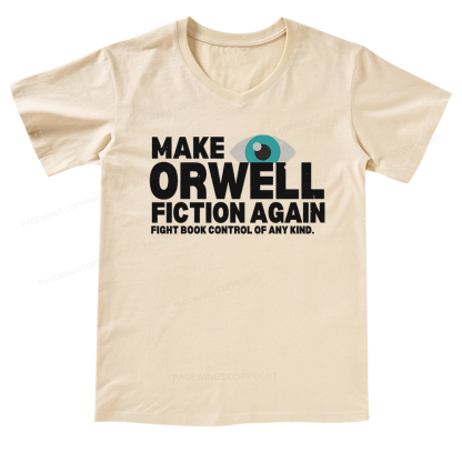 Pagewings Read Banned Books V-neck T-shirt