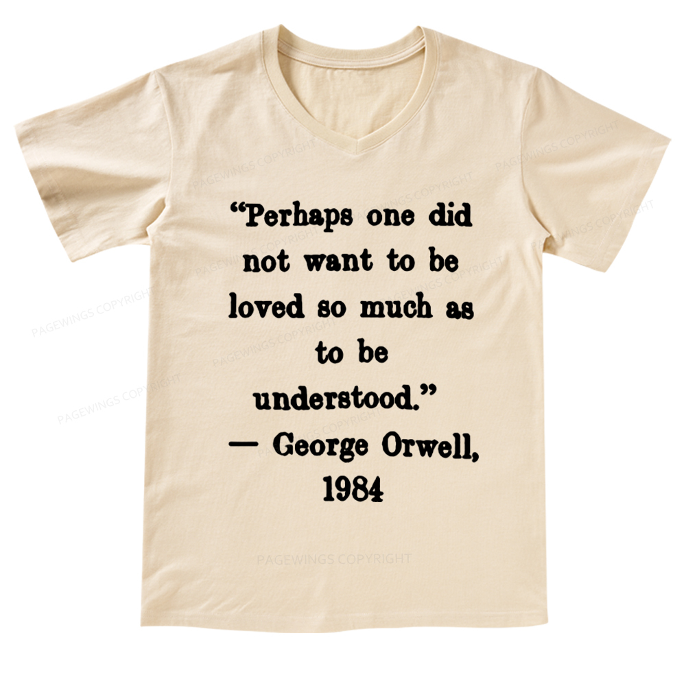 Pagewings Seek Understanding Not Just Love V-neck T-shirt