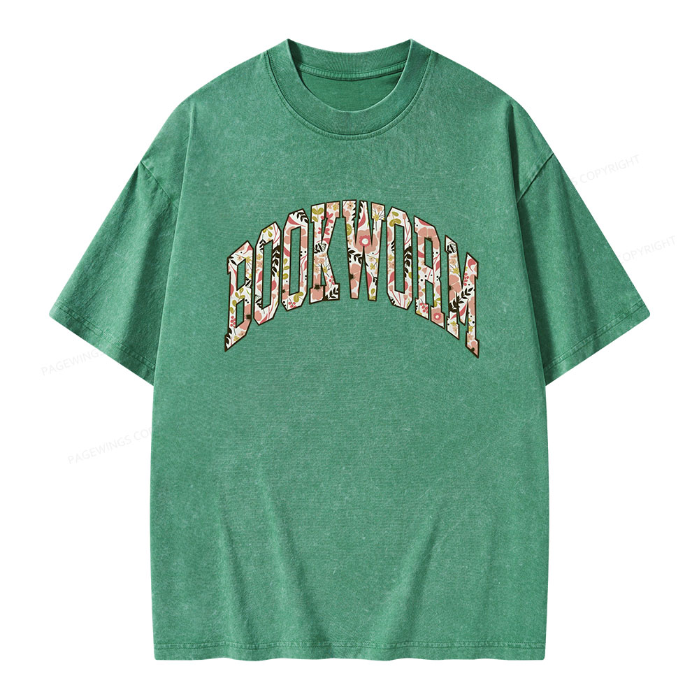 Pagewings Bookworm Unisex Washed T-shirt