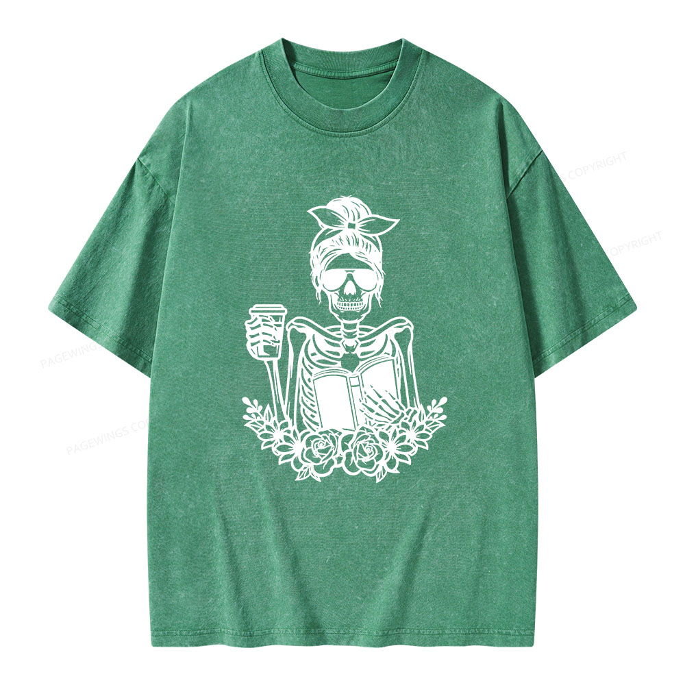 Pagewings Book Lover Unisex Washed T-shirt