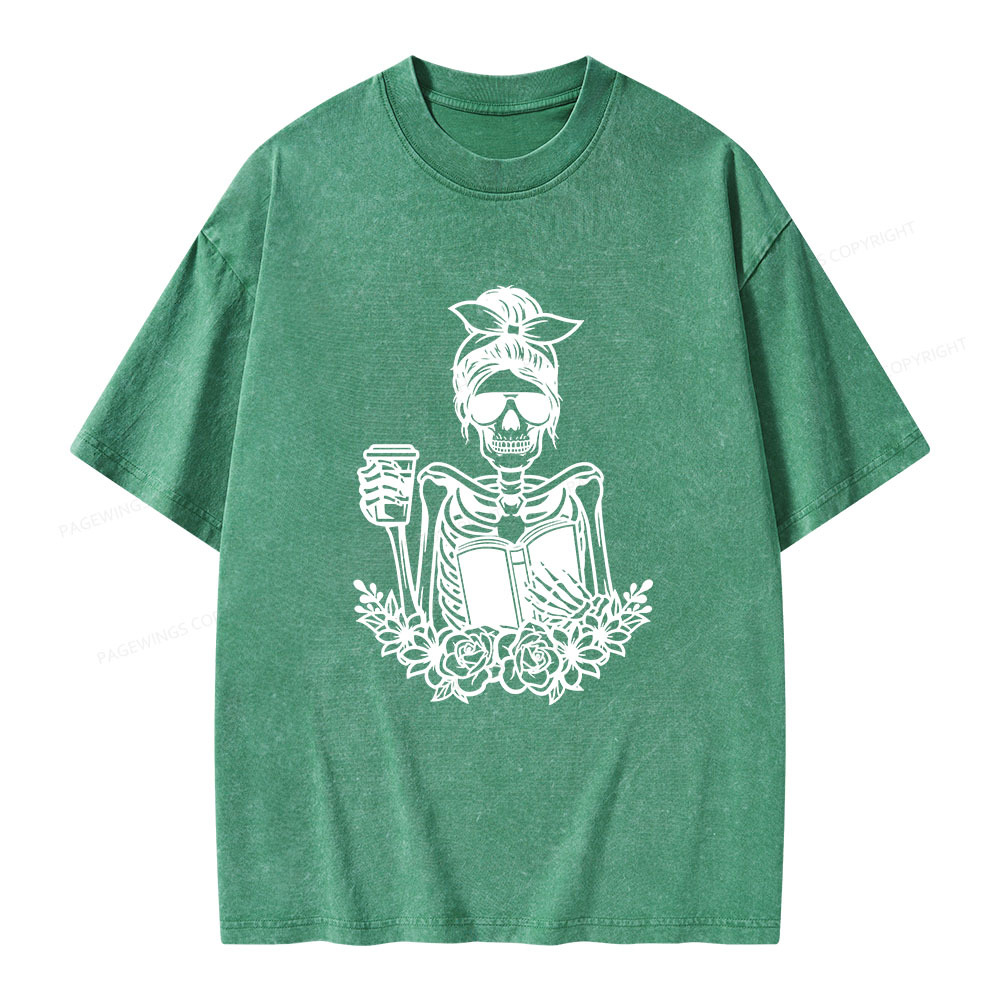 Pagewings Book Lover Unisex Washed T-shirt