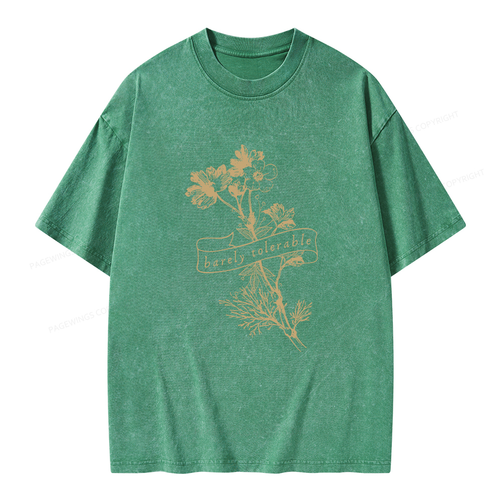 Pagewings Pride And Prejudice Jane Austen Unisex Washed T-shirt