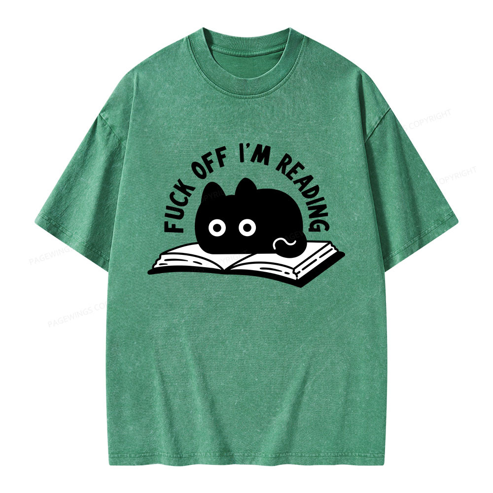 Pagewings I'm Reading Unisex Washed T-shirt